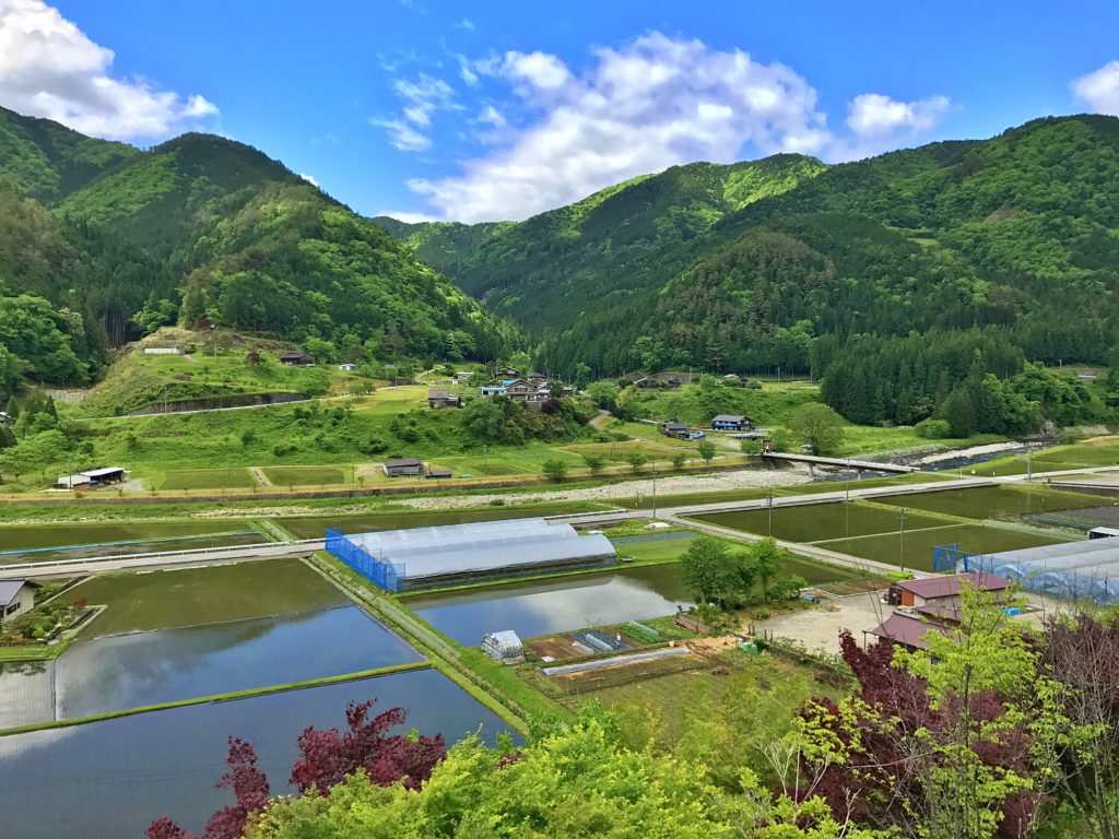 Beautiful scenery in the countryside of Japan