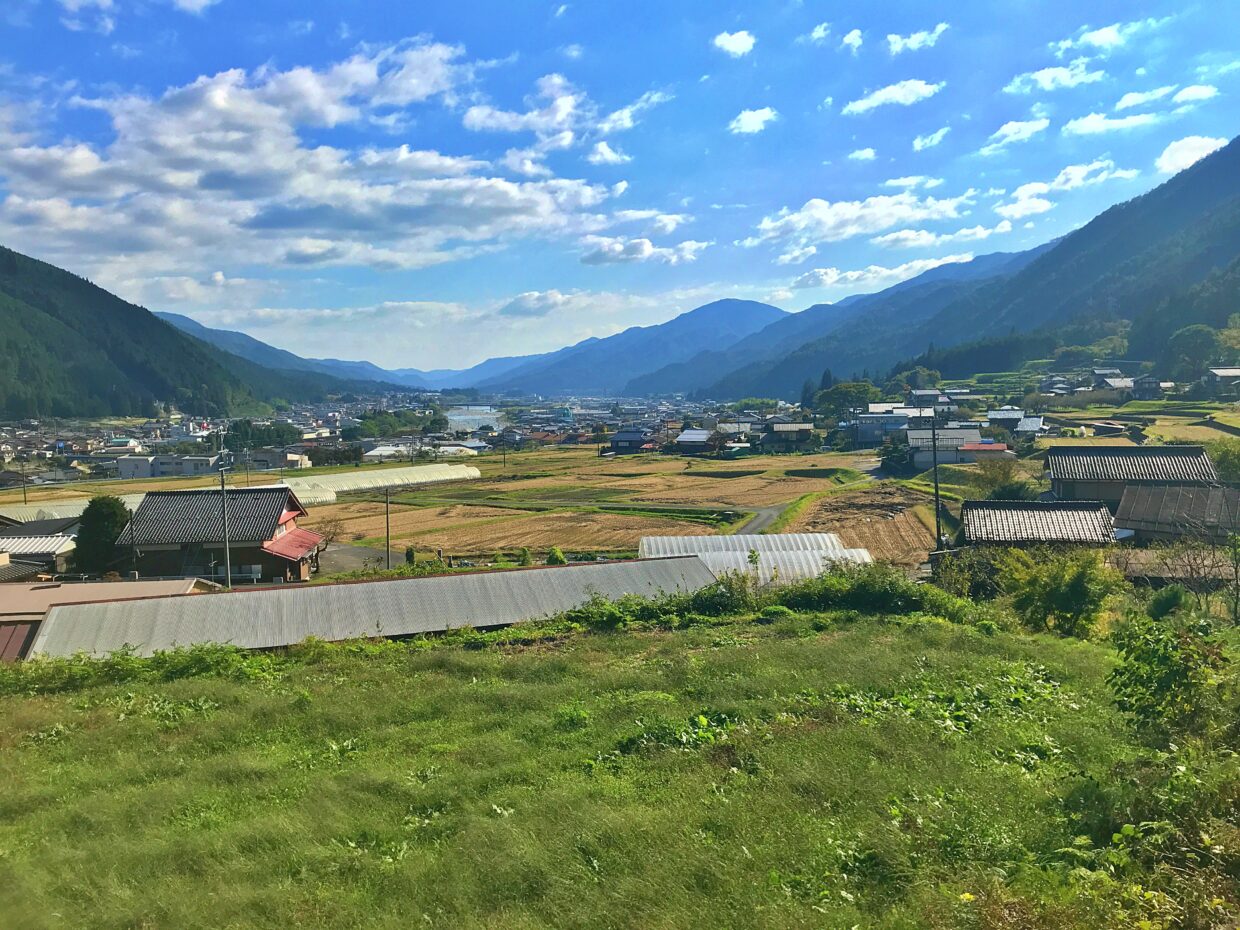 Beautiful countryside of Japan